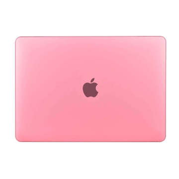 Etui Alogy Hard Case do Apple Macbook Air 13 2022 M2 Matowy Różowy + Nakładka na klawiaturę