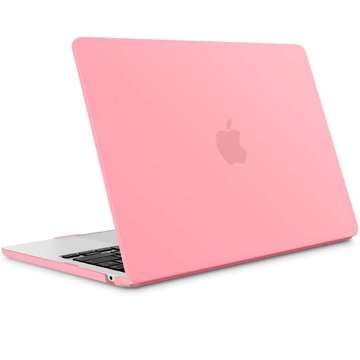 Etui Alogy Hard Case do Apple Macbook Air 13 2022 M2 Matowy Różowy + Torba do 15.6"