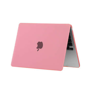 Etui Alogy Hard Case do Apple Macbook Air 13 2022 M2 Matowy Różowy + Torba do 15.6"