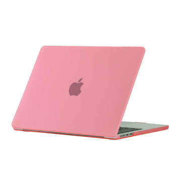 Etui Alogy Hard Case do Apple Macbook Air 13 2022 M2 Matowy Różowy + Torba do 15.6"