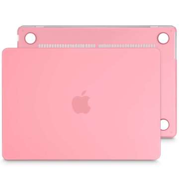 Etui Alogy Hard Case do Apple Macbook Air 13 2022 M2 Matowy Różowy + Torba do 15.6"