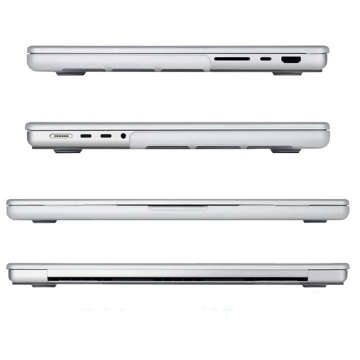 Etui Alogy Hard Case do Apple Macbook Pro 16 2021 A2485 Matowy Biały