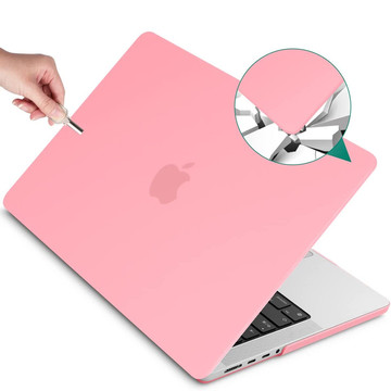 Etui Alogy Hard Case do Apple Macbook Pro 16 2021 A2485 Matowy Różowy