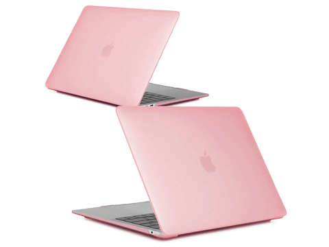 Etui Alogy Hard Case mat do Apple MacBook Air 13 M1 2021 Różowy