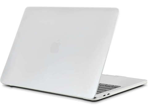 Etui Alogy Hard Case mat do Apple MacBook Pro 13 M1 2021 Biały + Folia + Nakładka na klawiaturę