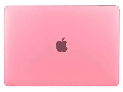 Etui Alogy Hard Case mat + pokrowiec neopren do MacBook Air 2018 13 różowe