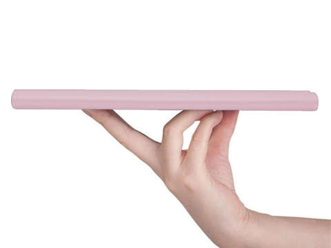 Etui Alogy Smart Case Pencil klawiatura do iPad 10.2 2019/ 2020/ 2021 Różowe + Folia + Rysik