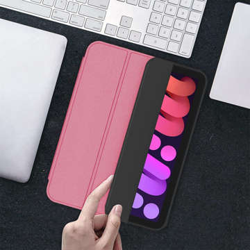Etui Alogy Smart Pencil Case do Apple iPad Mini 6 2021 Różowe + Szkło