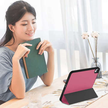 Etui Alogy Smart Pencil Case do Apple iPad Mini 6 2021 Różowe + Szkło