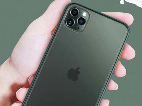 Etui Alogy matowe Bumper case do Apple iPhone 11 Pro Max zielone