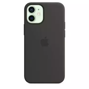 Etui Apple MHKX3ZM/A do iPhone 12 mini MagSafe Silicone Case czarny/black 