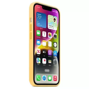 Etui Apple MPTD3ZM/A do iPhone 14 Plus 6,7" MagSafe  Silicone Case żółty/sunglow