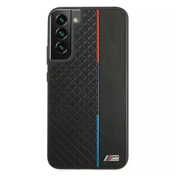 Etui BMW BMHCS22MTRTBK do Galaxy S22+ S906 hardcase M Collection Triangles czarny/black