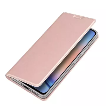 Etui Dux Ducis Skin Pro do Samsung Galaxy A35 5G z klapką - różowe