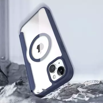 Etui Dux Ducis Skin X Pro do Apple iPhone 15 magnetyczny pokrowiec MagSafe z klapką - niebieski