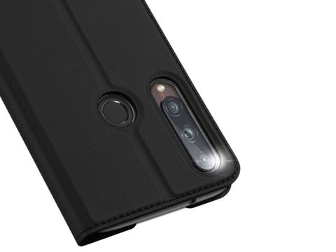 Etui Dux Ducis Skin do Huawei P40 Lite E Czarne + Szkło Alogy