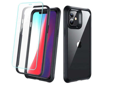 Etui ESR 360 Full Body do Apple iPhone 12 Mini 5.4 Black + 2x Szkło