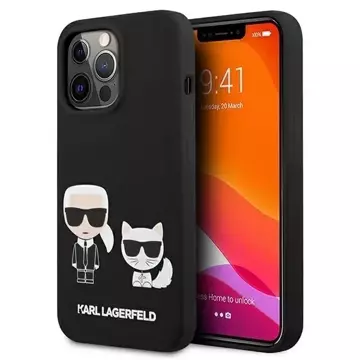 Etui Etui Karl Lagerfeld KLHCP13LSSKCK do iPhone 13 Pro / 13  6,1" hardcase Silicone Karl & Choupette