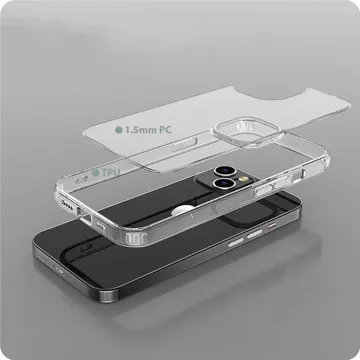 Etui Flexair Hybrid do Apple iPhone 15 Clear