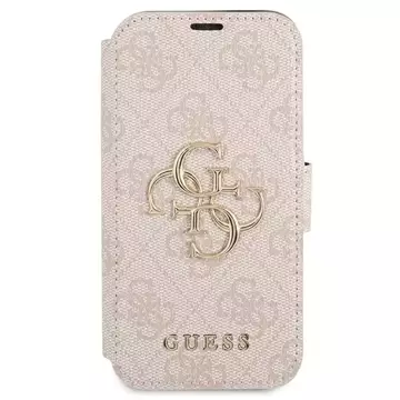 Etui Guess GUBKP13X4GMGPI do iPhone 13 Pro Max 6,7" book 4G Big Metal Logo