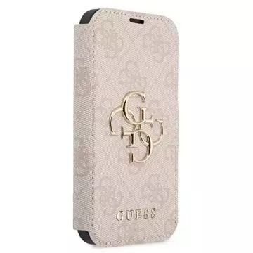 Etui Guess GUBKP13X4GMGPI do iPhone 13 Pro Max 6,7" book 4G Big Metal Logo