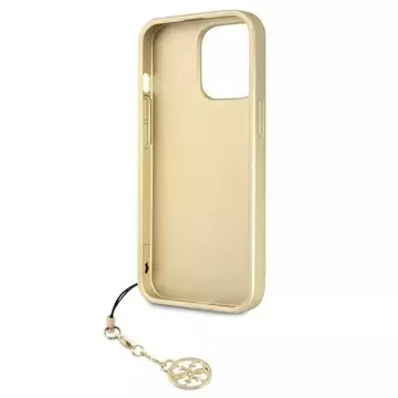 Etui Guess GUHCP13LGF4GBR do Apple iPhone 13 Pro / 13 6,1" brązowy/brown hardcase 4G Charms Collection