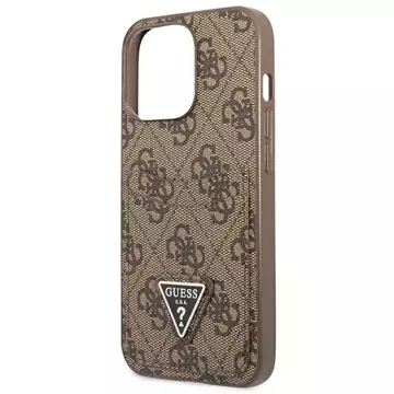 Etui Guess GUHCP13LP4TPW do iPhone 13 Pro / 13 6,1" hardcase 4G Triangle Logo Cardslot