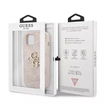 Etui Guess GUHCP13M4GMGPI do iPhone 13 6,1" hardcase 4G Big Metal Logo