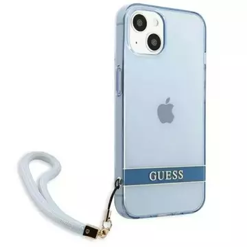 Etui Guess GUHCP13MHTSGSB do Apple iPhone 13 6,1" niebieski/blue hardcase Translucent Stap