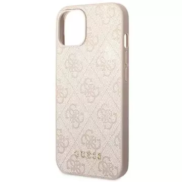 Etui Guess GUHCP14MG4GFPI do Apple iPhone 14 Plus 6,7" różowy/pink hard case 4G Metal Gold Logo