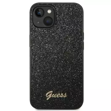 Etui Guess GUHCP14MHGGSHK do Apple iPhone 14 Plus 6,7" czarny/black hard case Glitter Script