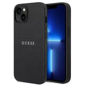 Etui Guess GUHCP14MPSASBBK do Apple iPhone 14 Plus 6,7" czarny/black Saffiano Strap