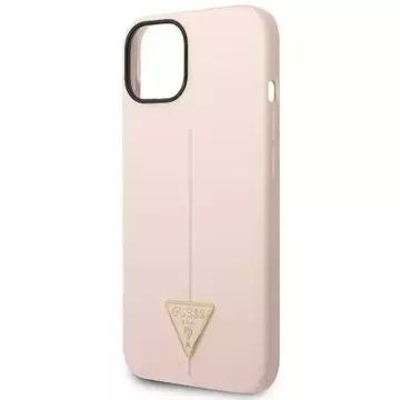 Etui Guess GUHCP14MSLTGP do Apple iPhone 14 Plus 6,7" różowy/pink hardcase Silicone Triangle