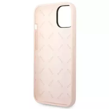 Etui Guess GUHCP14MSLTGP do Apple iPhone 14 Plus 6,7" różowy/pink hardcase Silicone Triangle