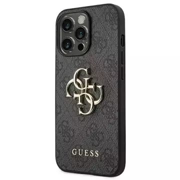 Etui Guess GUHCP14X4GMGGR do Apple iPhone 14 Pro Max 6,7" szary/grey hardcase 4G Big Metal Logo