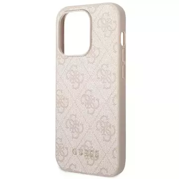 Etui Guess GUHCP14XG4GFPI do Apple iPhone 14 Pro Max 6,7" różowy/pink hard case 4G Metal Gold Logo