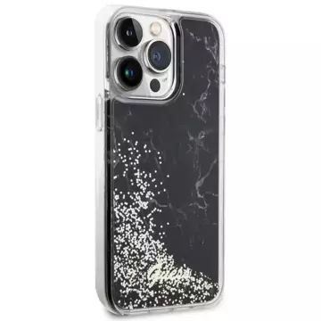 Etui Guess GUHCP14XLCSGSGK do iPhone 14 Pro Max 6.7" hardcase Liquid Glitter Marble