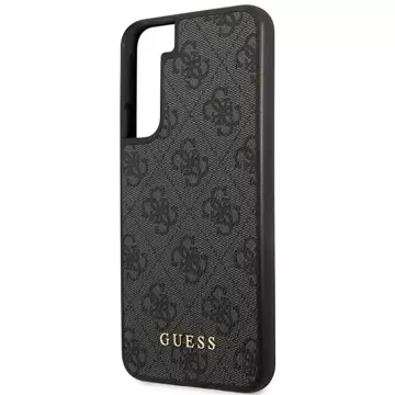 Etui Guess GUHCS23MG4GFGR do Samsung Galaxy S23+ Plus S916 szary/grey hardcase 4G Metal Gold Logo