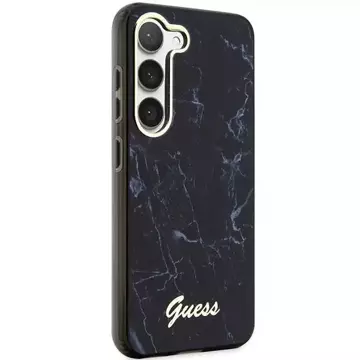 Etui Guess GUHCS23SPCUMAK do Samsung Galaxy S23 S911 czarny/black hardcase Marble