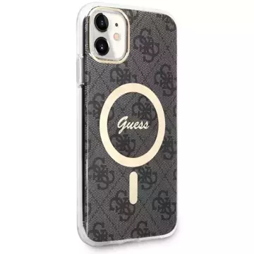 Etui Guess GUHMN61H4STK do iPhone 11 6.1" hardcase 4G MagSafe