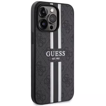 Etui Guess GUHMP13LP4RPSK do iPhone 13 Pro / 13 6,1" hardcase 4G Printed Stripes MagSafe