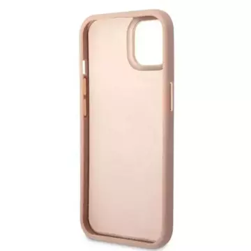 Etui Guess GUHMP13MSAPSTP do Apple iPhone 13 6,1" różowy/pink hardcase Peony Logo Plate MagSafe