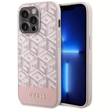 Etui Guess GUHMP14XHGCFSEP do iPhone 14 Pro Max 6,7" hard case GCube Stripes MagSafe