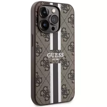 Etui Guess GUHMP14XP4RPSW do iPhone 14 Pro Max 6.7" hardcase 4G Printed Stripes MagSafe