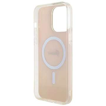 Etui Guess GUHMP15LHITSP do iPhone 15 Pro 6.1" różowy/pink hardcase IML Iridescent MagSafe