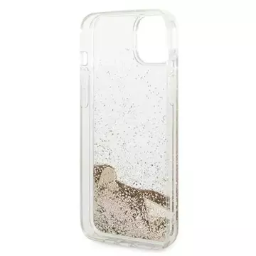 Etui Guess GUOHCP14MGLHFLGO  do Apple iPhone 14 Plus 6,7" złoty/gold hardcase Glitter Charms