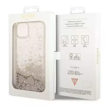 Etui Guess GUOHCP14MGLHFLGO  do Apple iPhone 14 Plus 6,7" złoty/gold hardcase Glitter Charms