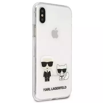 Etui Karl Lagerfeld KLHCI65CKTR do iPhone Xs Max hardcase Karl & Choupette