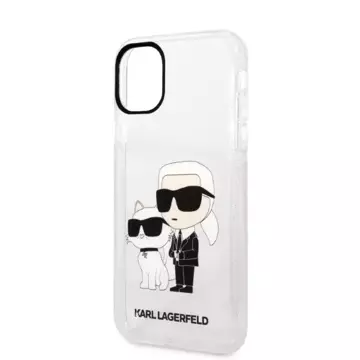 Etui Karl Lagerfeld KLHCN61HNKCTGT do iPhone 11 / Xr 6,1" hardcase Gliter Karl&Choupette