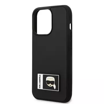 Etui Karl Lagerfeld KLHCP13X3DKPK do iPhone 13 Pro Max 6,7" hardcase Ikonik Patch